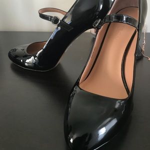 Halston Heritage Patent Leather Mary- Jane style